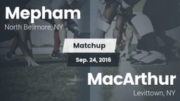 Matchup: Mepham vs. MacArthur  2016