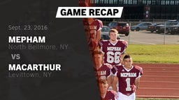 Recap: Mepham  vs. MacArthur  2016