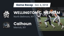 Recap: WELLINGTON C. MEPHAM vs. Calhoun  2018