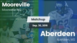 Matchup: Mooreville vs. Aberdeen  2016