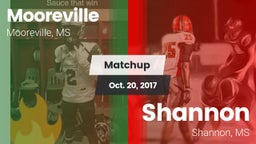 Matchup: Mooreville vs. Shannon  2017