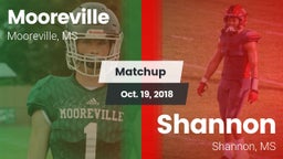 Matchup: Mooreville vs. Shannon  2018