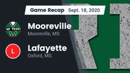 Recap: Mooreville  vs. Lafayette  2020