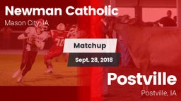 Matchup: Newman Catholic vs. Postville  2018