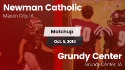 Matchup: Newman Catholic vs. Grundy Center  2018