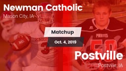 Matchup: Newman Catholic vs. Postville  2019
