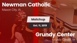 Matchup: Newman Catholic vs. Grundy Center  2019