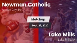 Matchup: Newman Catholic vs. Lake Mills  2020