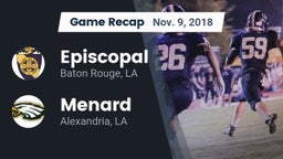 Recap: Episcopal  vs. Menard  2018