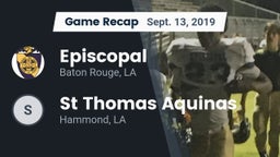 Recap: Episcopal  vs. St Thomas Aquinas 2019