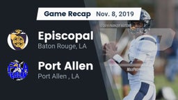 Recap: Episcopal  vs. Port Allen  2019