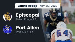 Recap: Episcopal  vs. Port Allen  2020