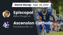 Recap: Episcopal  vs. Ascension Catholic  2022