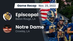 Recap: Episcopal  vs. Notre Dame  2022