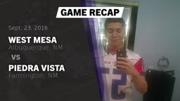 Recap: West Mesa  vs. Piedra Vista  2016