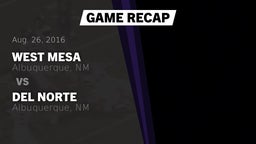 Recap: West Mesa  vs. Del Norte  2016