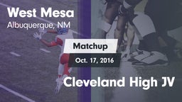 Matchup: West Mesa vs. Cleveland High JV 2016