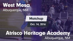 Matchup: West Mesa vs. Atrisco Heritage Academy  2015