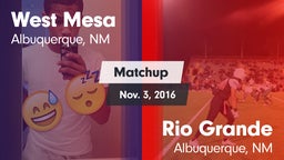 Matchup: West Mesa vs. Rio Grande  2015