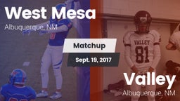 Matchup: West Mesa vs. Valley  2017