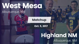 Matchup: West Mesa vs. Highland  NM 2017