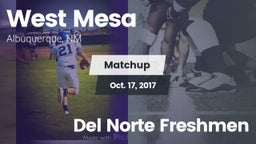 Matchup: West Mesa vs. Del Norte Freshmen 2017