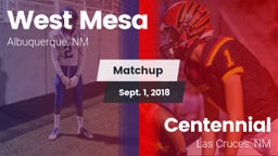 Matchup: West Mesa vs. Centennial  2018
