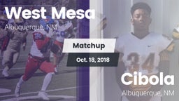 Matchup: West Mesa vs. Cibola  2018