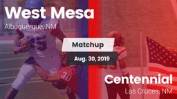 Matchup: West Mesa vs. Centennial  2019