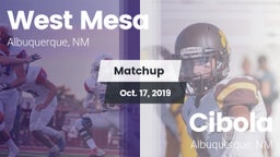 Matchup: West Mesa vs. Cibola  2019