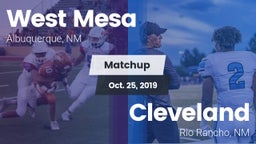 Matchup: West Mesa vs. Cleveland  2019