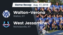 Recap: Walton-Verona  vs. West Jessamine  2018