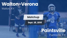 Matchup: Walton-Verona vs. Paintsville  2018