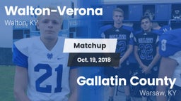 Matchup: Walton-Verona vs. Gallatin County  2018