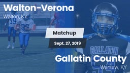 Matchup: Walton-Verona vs. Gallatin County  2019