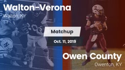 Matchup: Walton-Verona vs. Owen County  2019