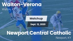 Matchup: Walton-Verona vs. Newport Central Catholic  2020