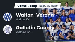 Recap: Walton-Verona  vs. Gallatin County  2020