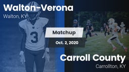 Matchup: Walton-Verona vs. Carroll County  2020