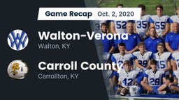 Recap: Walton-Verona  vs. Carroll County  2020