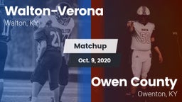 Matchup: Walton-Verona vs. Owen County  2020