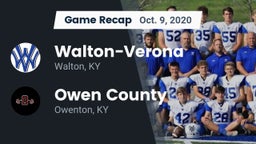 Recap: Walton-Verona  vs. Owen County  2020
