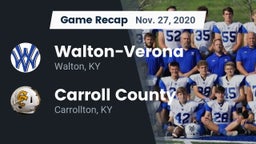 Recap: Walton-Verona  vs. Carroll County  2020