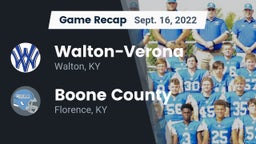 Recap: Walton-Verona  vs. Boone County  2022