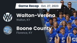 Recap: Walton-Verona  vs. Boone County  2023
