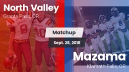Matchup: North Valley vs. Mazama  2018