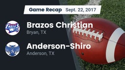 Recap: Brazos Christian  vs. Anderson-Shiro  2017