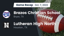 Recap: Brazos Christian School vs. Lutheran High North  2022