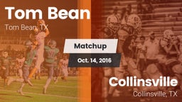 Matchup: Tom Bean vs. Collinsville  2016