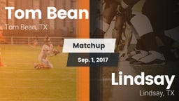 Matchup: Tom Bean vs. Lindsay  2017